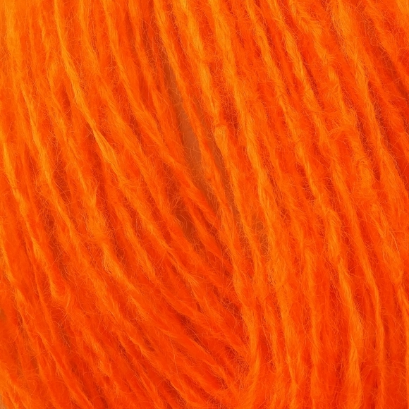 Long orange plain knotty dreadlocks - Picture 3 of 6